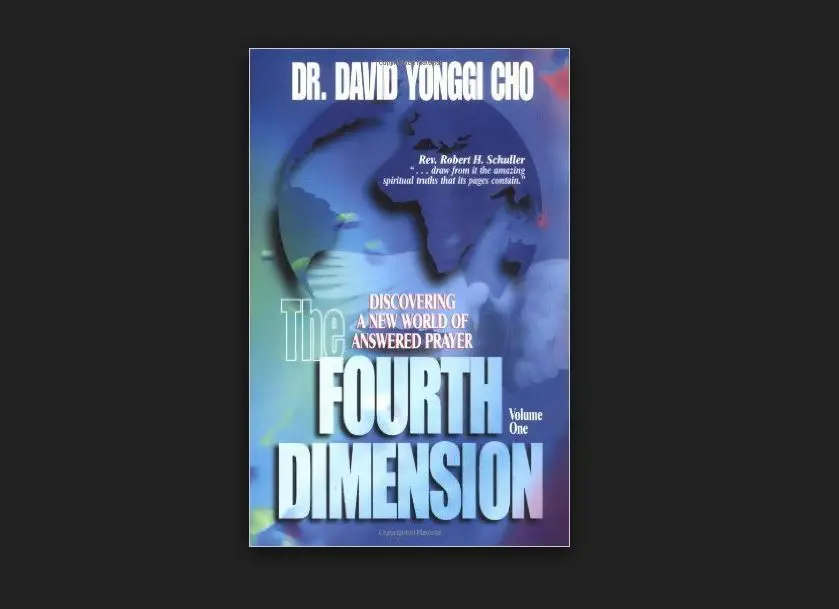 The Fourth Dimension: Vol. 1 by David Yonggi Cho